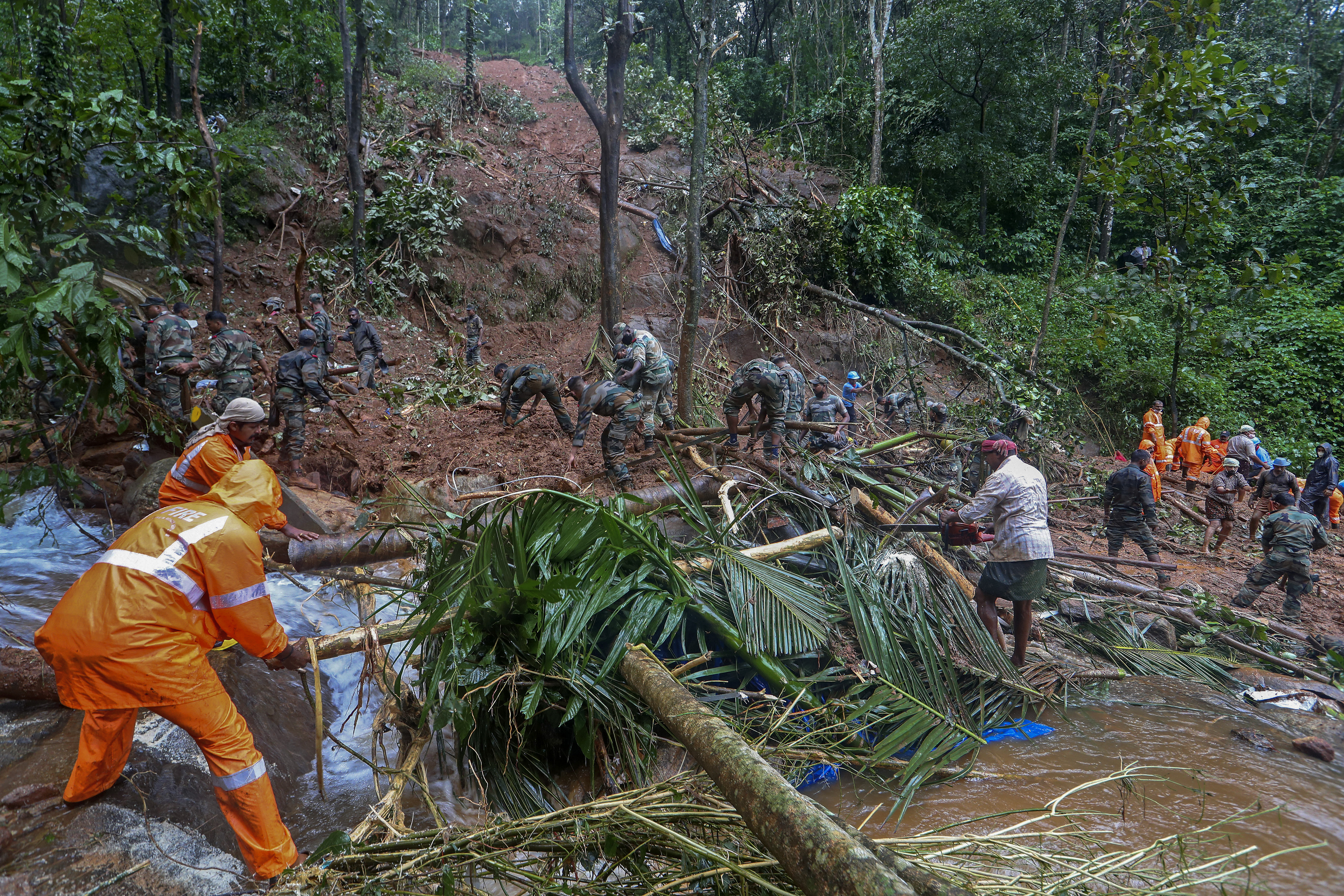 Floods, landslides kill at least 28 people in southern India