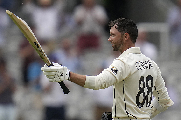 Conway hits 136 at Lord's on test debut; NZ 246-3 vs England