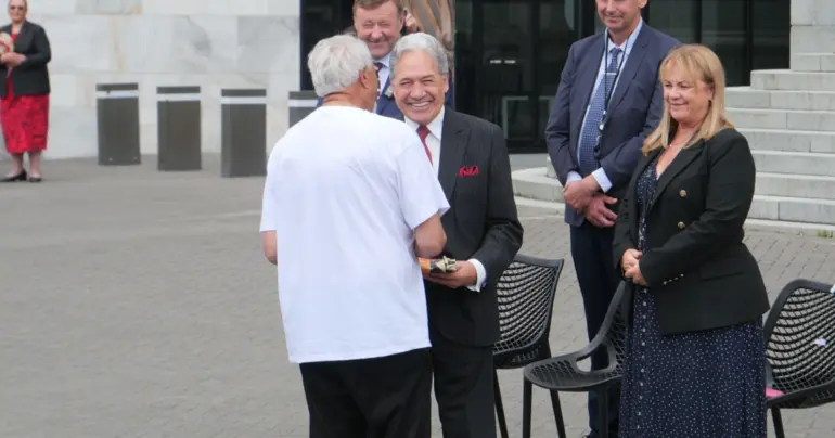 Pacific visa petition presented to Peters