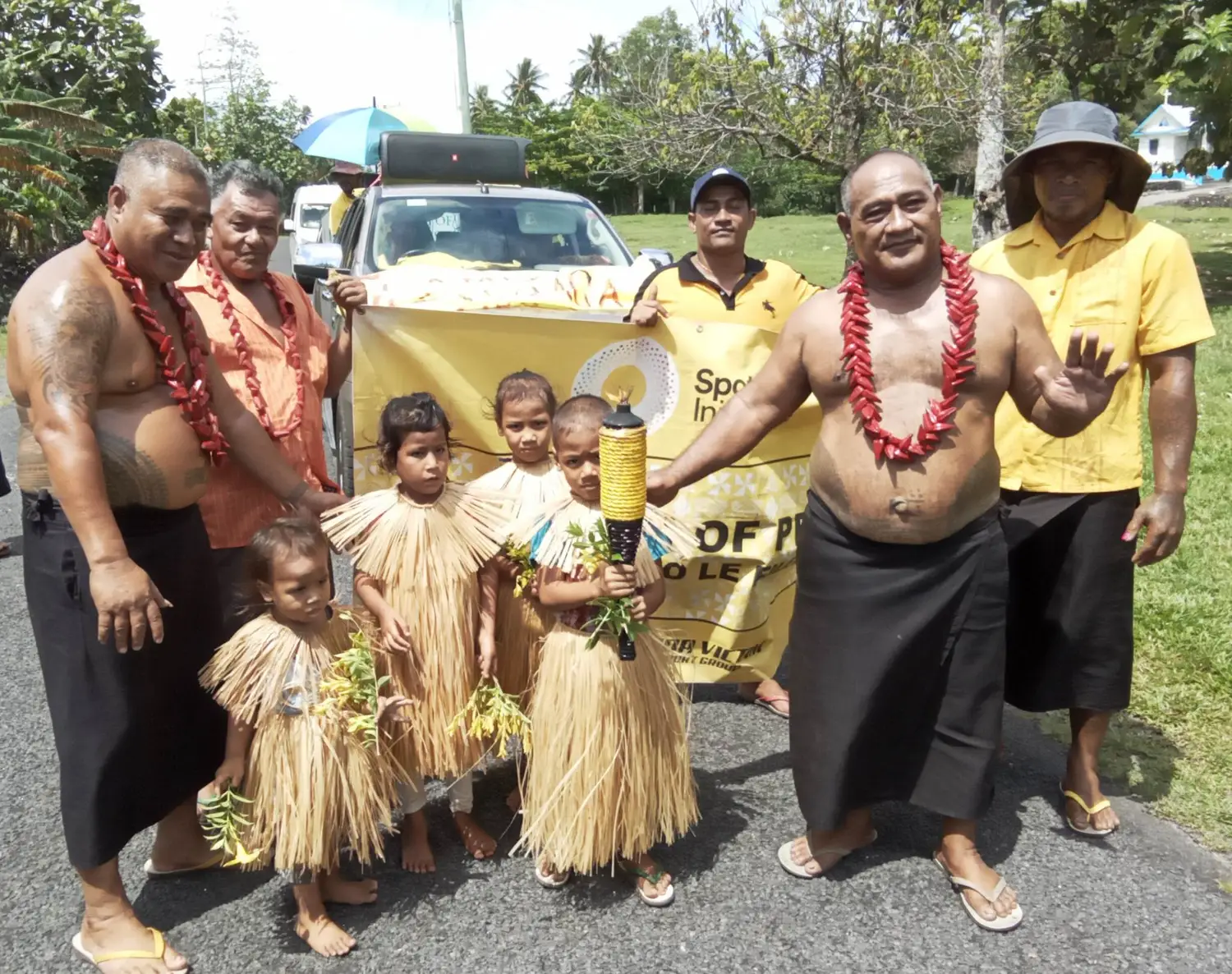 Children play key roles in Peace Torch's journey