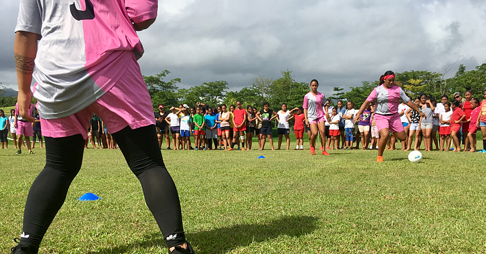 Sports stars give back on International Women's Day