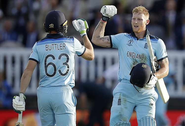 The Latest: England wins World Cup in dramatic style