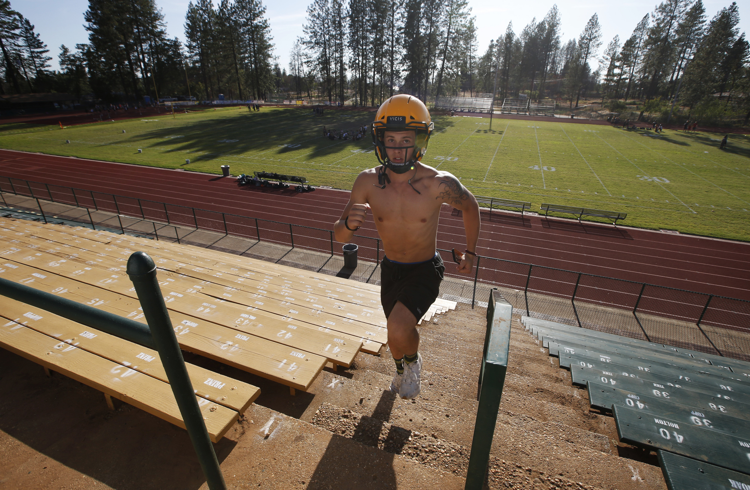 'I don't want no sympathy:' Football helps heal ravaged town