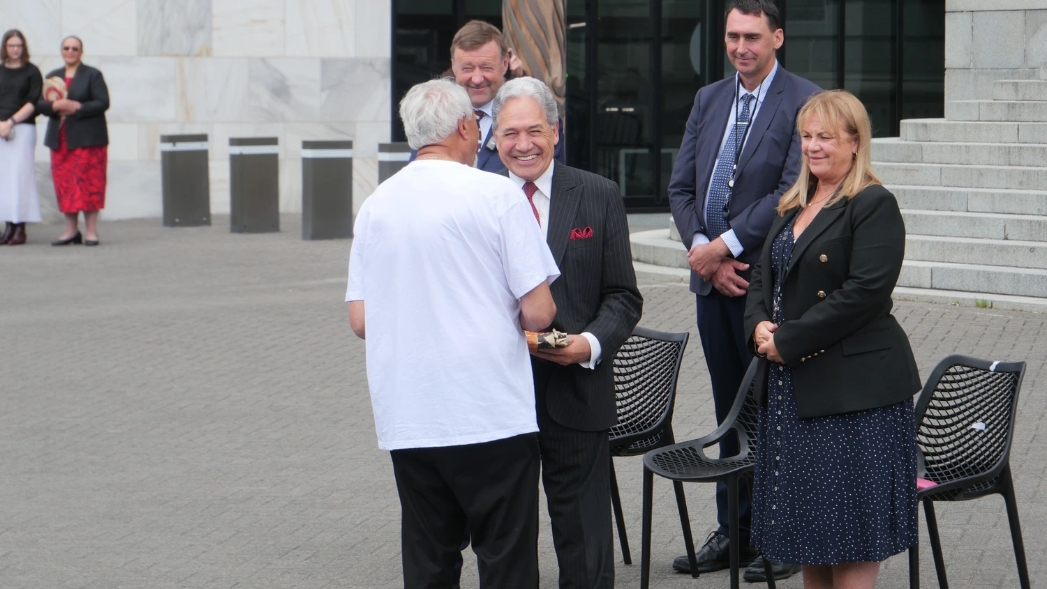 Pacific visa petition presented to Peters