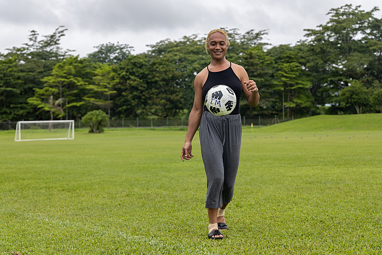 Jaiyah looks at hanging boots after 20 years