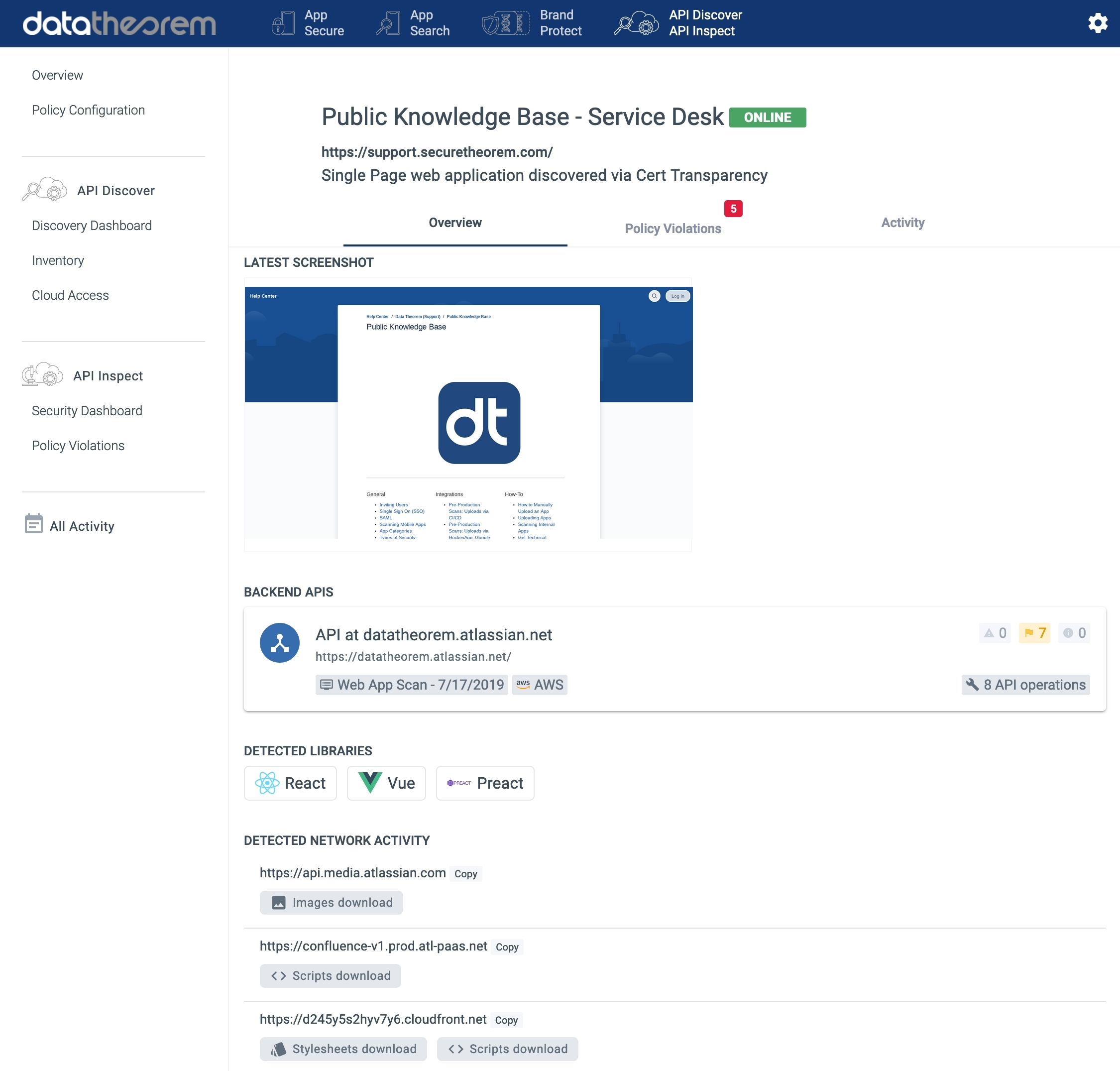 Data Theorem Launches Automated Discovery and Continuous Dynamic Runtime Vulnerability Inspection to Protect Single-Page Applications