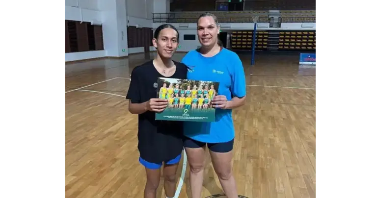 Young netter meets his idol