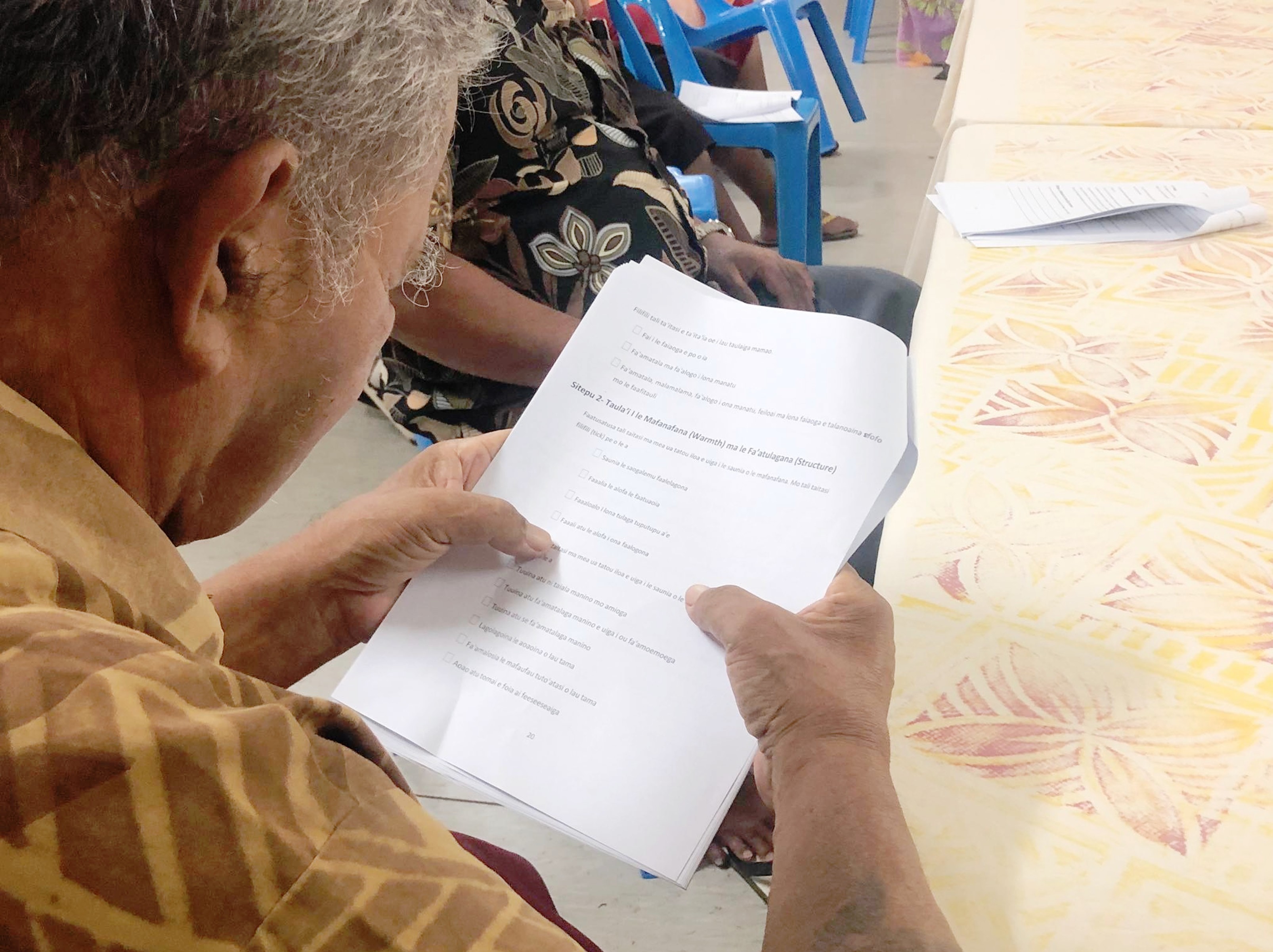 Fagalii community address violence against children