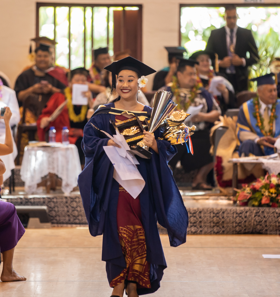 Samoa Graduation Samoa Observer | Single mother sweeps graduation honours
