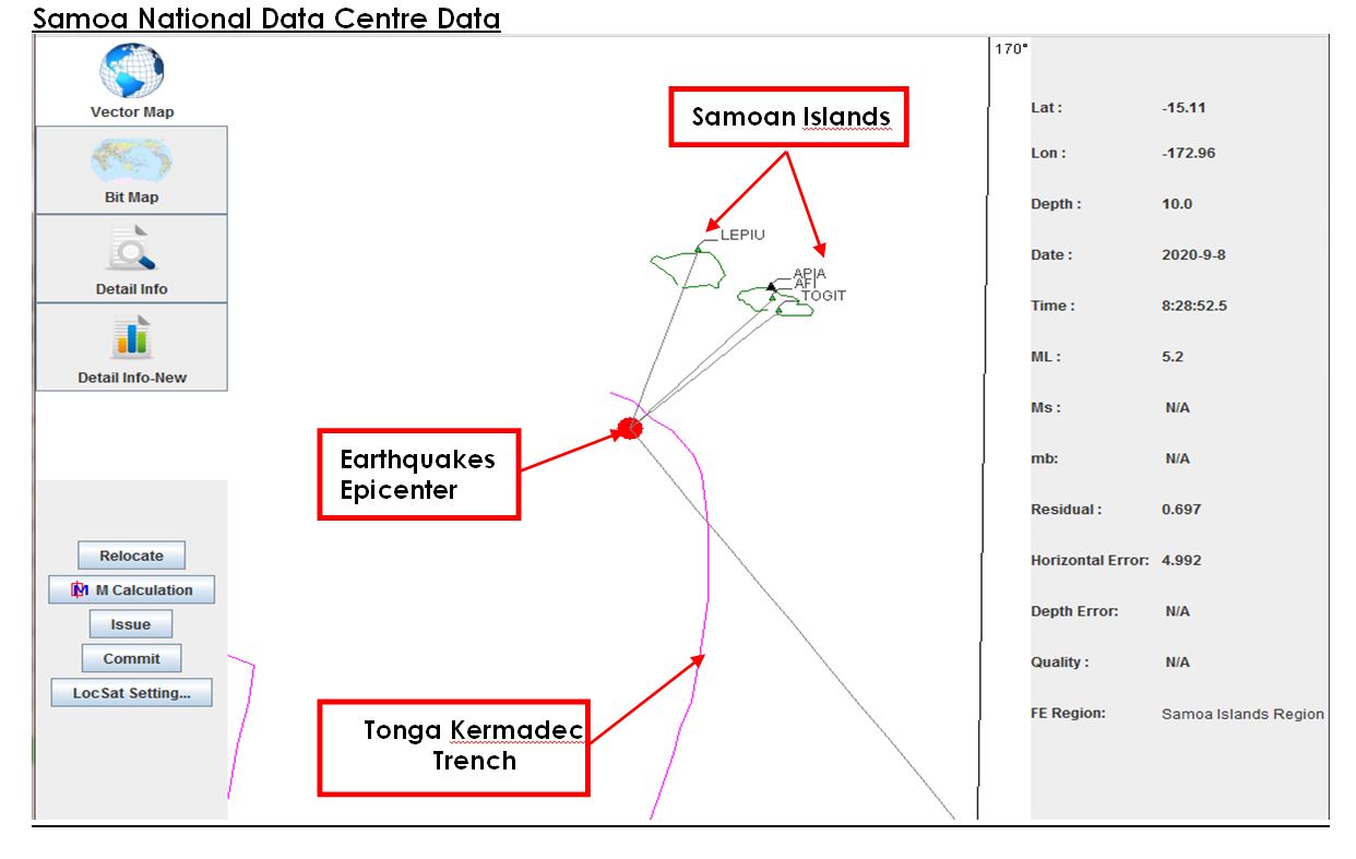 Earthquake rattles homes across Samoa
