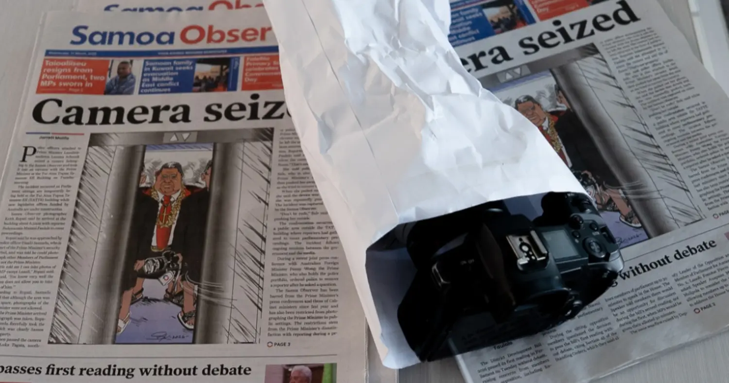 A camera, a Prime Minister and the question of control