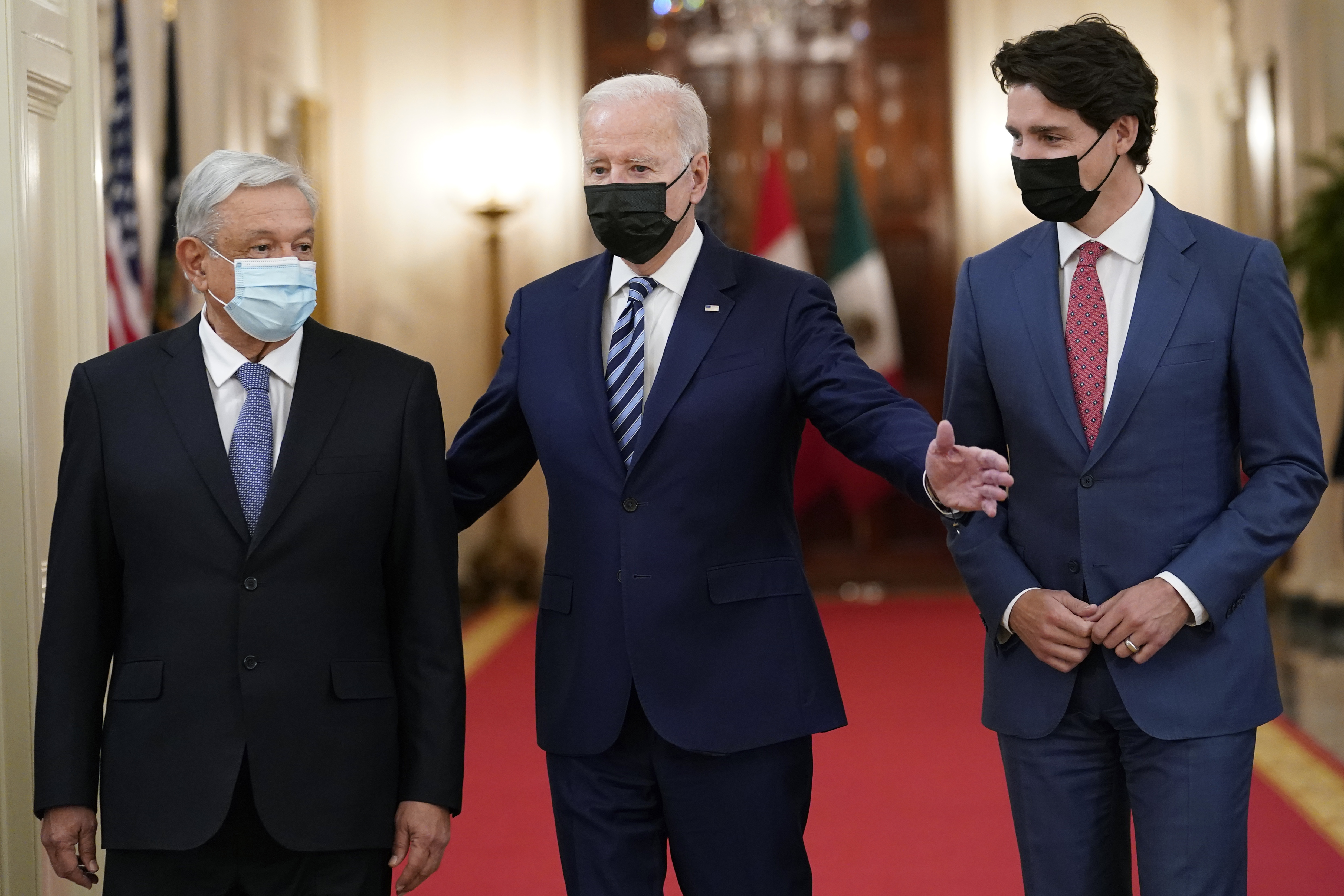 Biden praises Canada, Mexico as leaders discuss strains