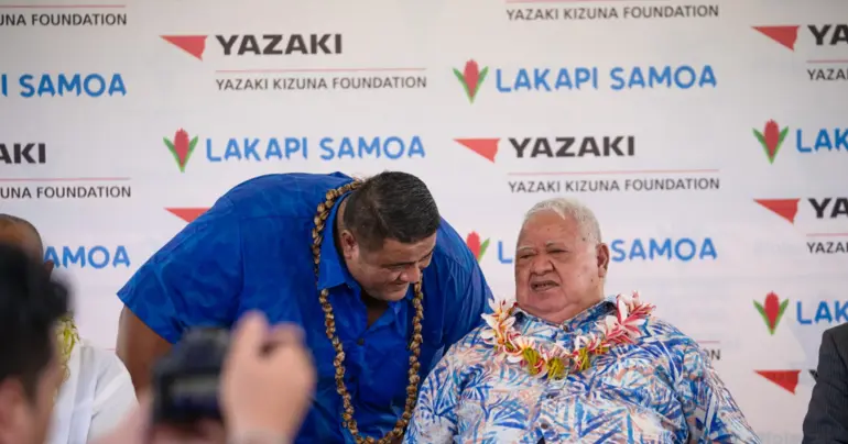 Tuilaepa's term ends at Lakapi Samoa