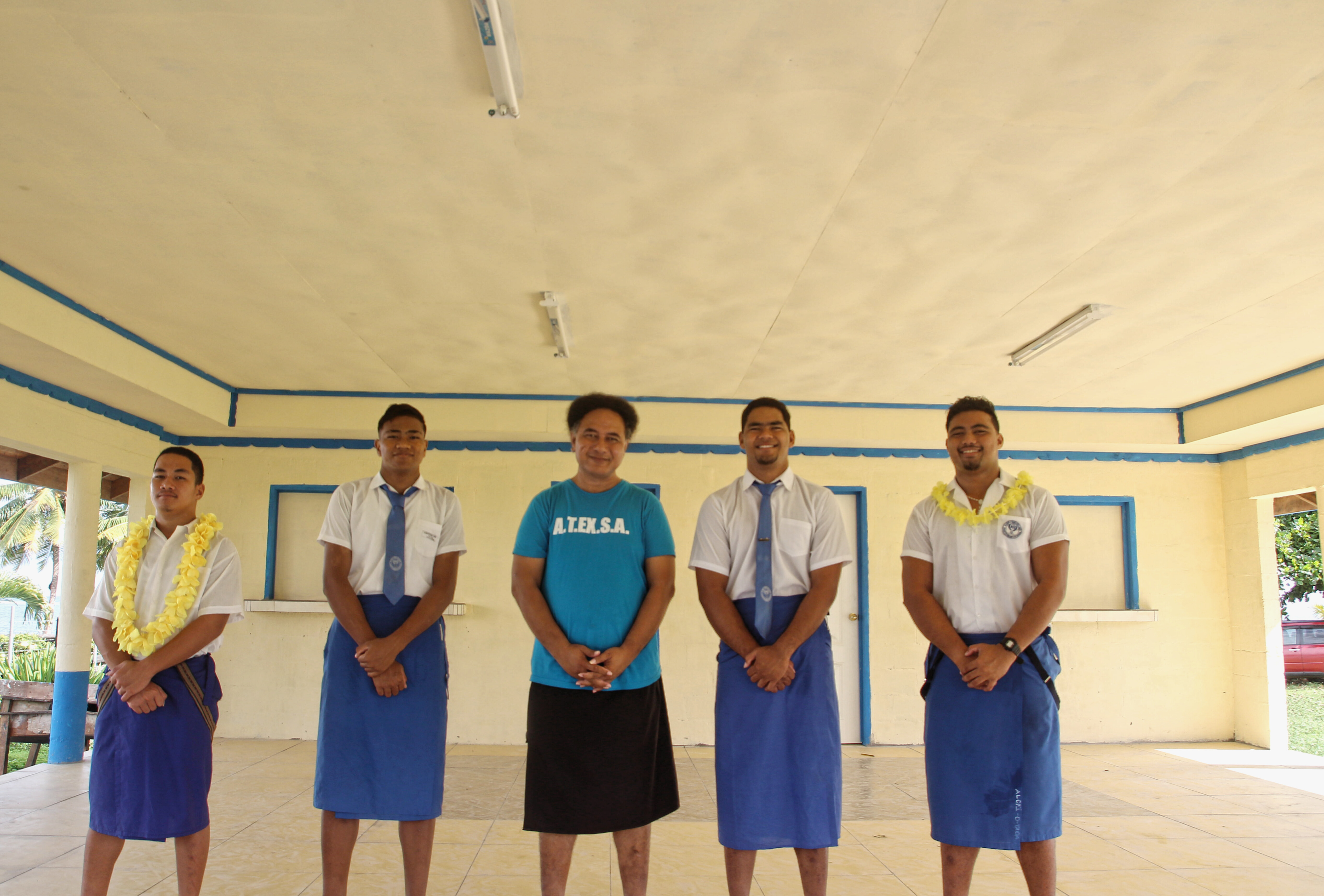 Old Alofi-o-Taoa College students give back