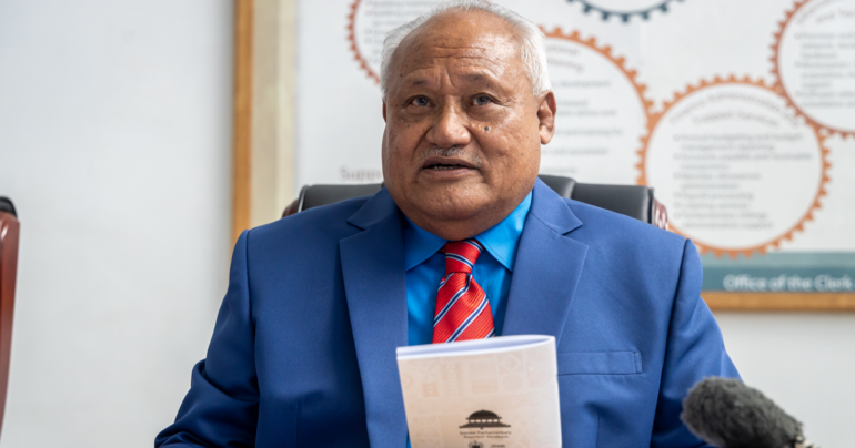 Speaker to recognise Tuilaepa as Opposition Leader