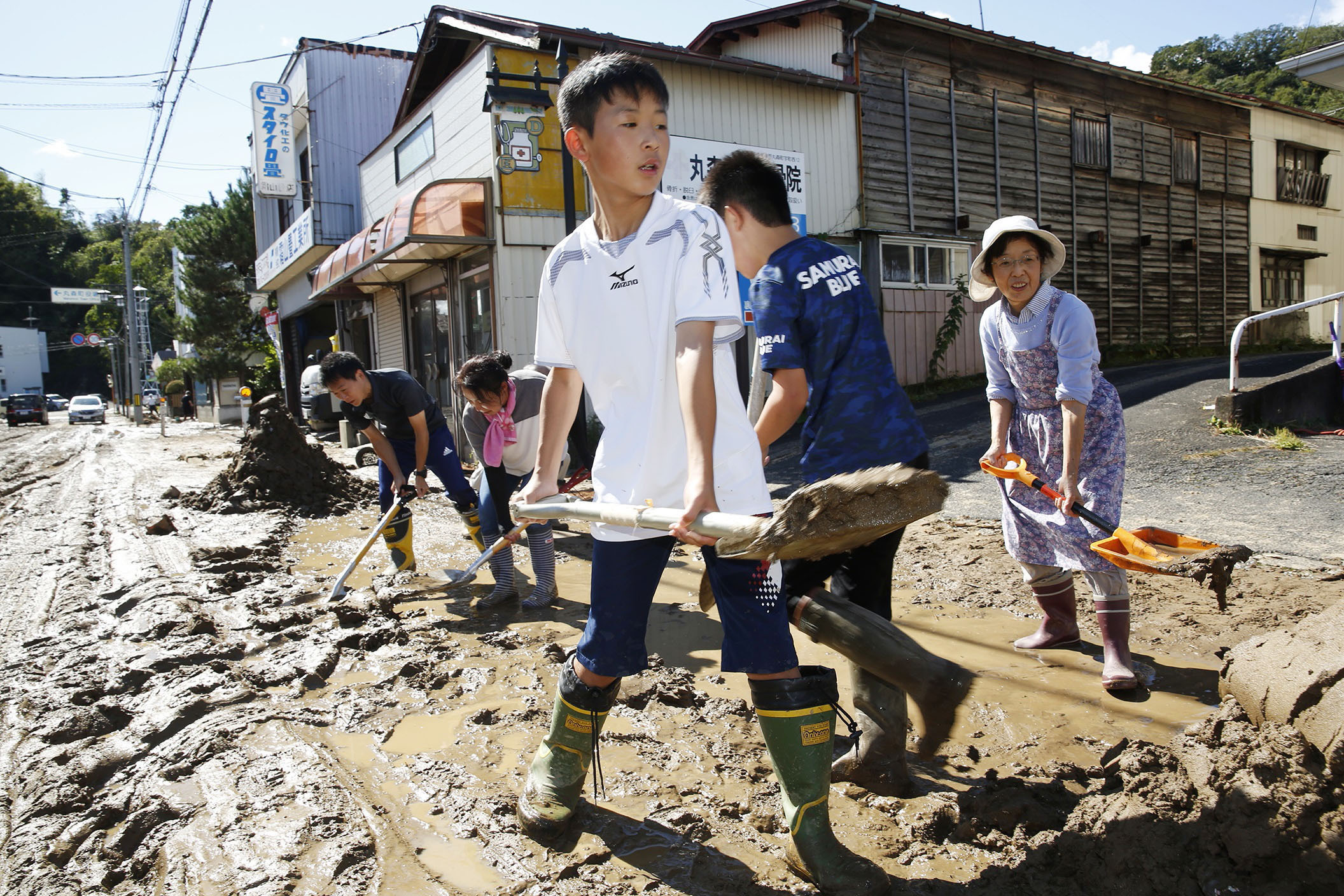 The Latest: Typhoon leaves 19 dead, 16 missing in Japan