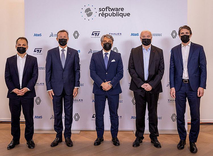 Atos, Dassault Systèmes, Groupe Renault, STMicroelectronics and Thales Join Forces to Create the ‘Software République’: a New Open Ecosystem for Intelligent and Sustainable Mobility