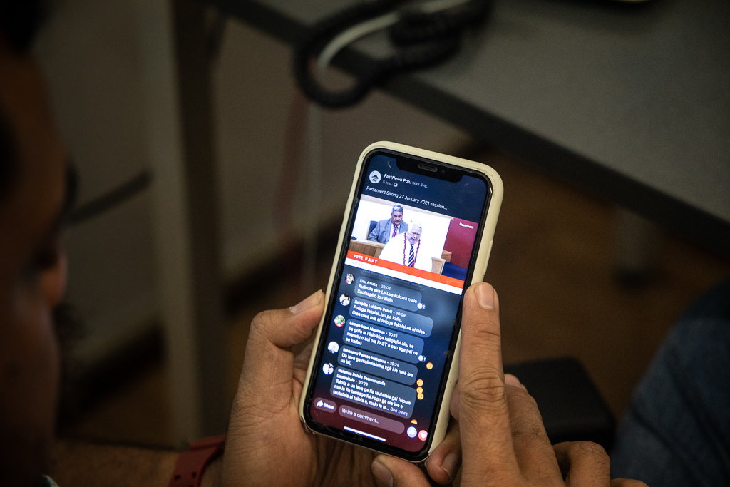 Parliament tries to shutdown Facebook stream