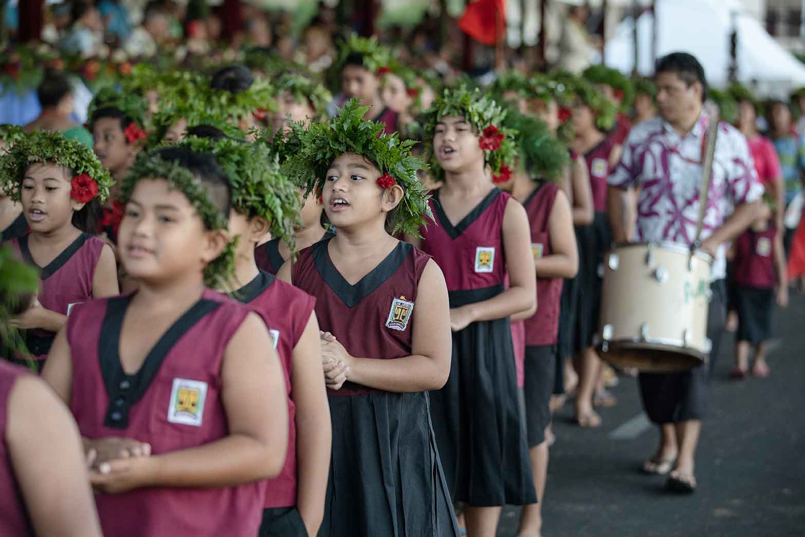 Samoans of all ages march to celebrate freedom