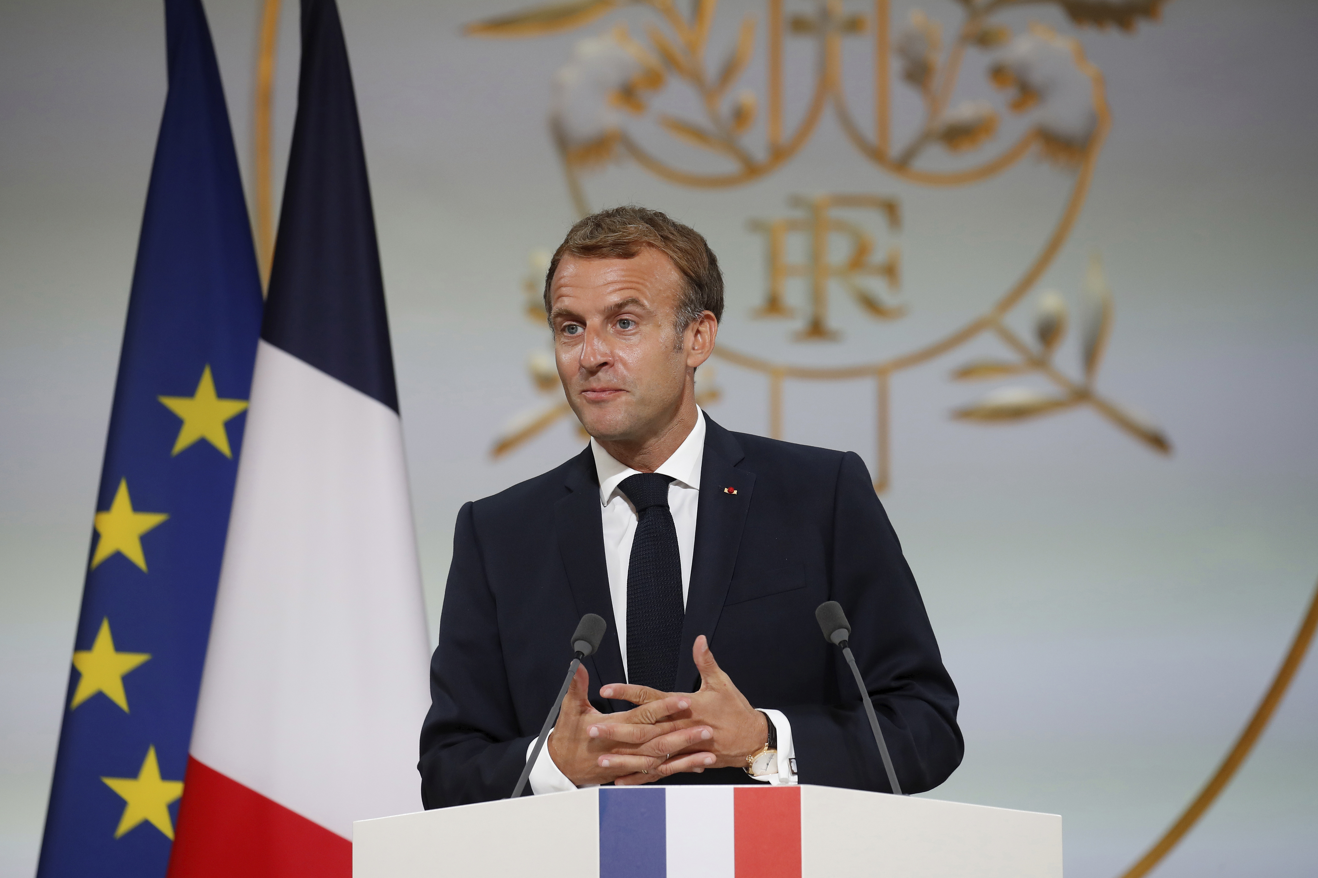 France's Macron expects Biden's "clarifications" on sub spat