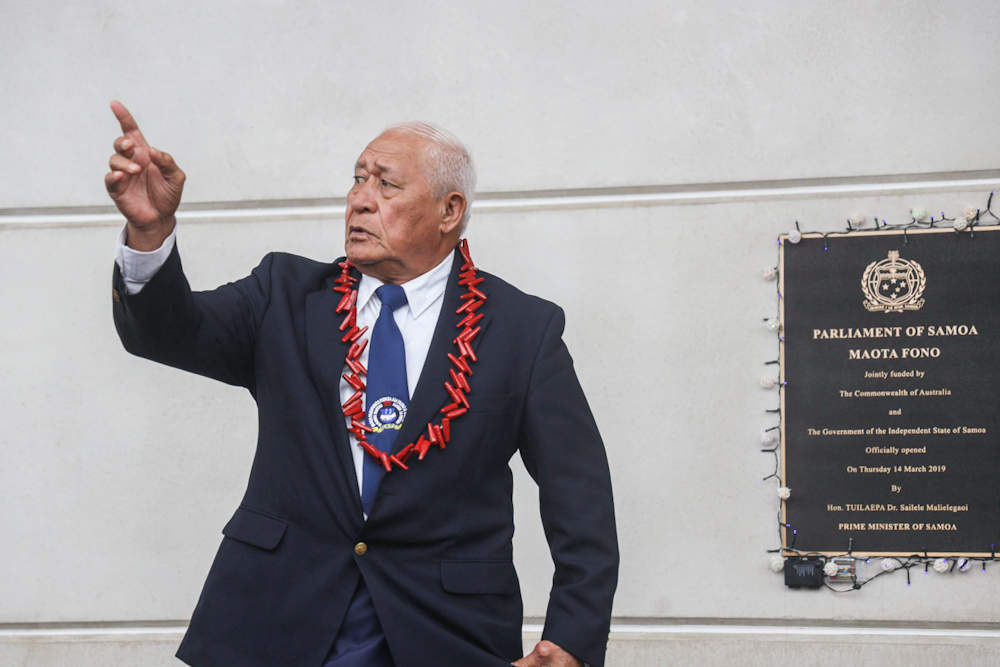 Tuitama Dr. Talelei Tuitama bows out from Parliament