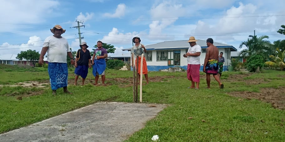 Aleipata villagers in celebration before lockdown