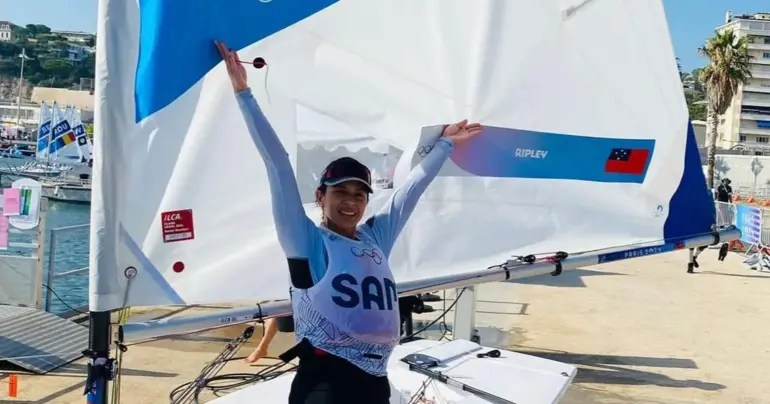 What it means to be Samoa’s first female Olympic sailor