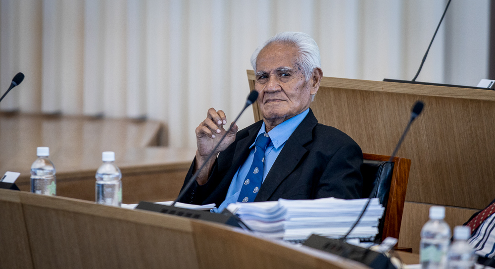 Longest-serving opposition M.P., Aeau Dr. Peniamina Leavai, retires