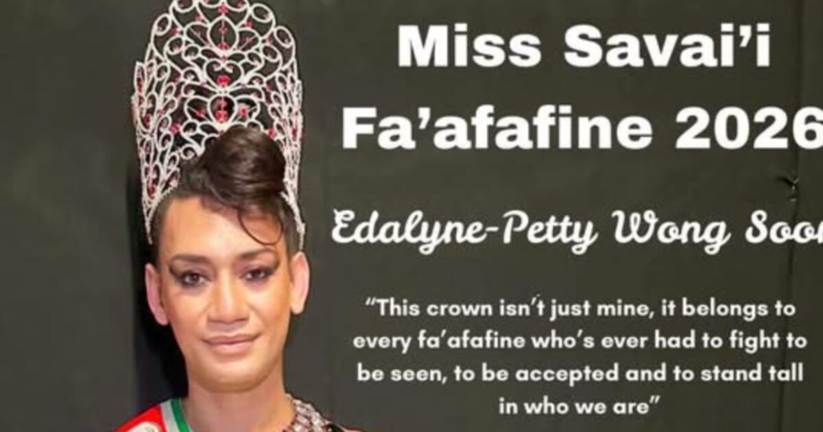 Miss Iva Divas is newly crowned Miss Faafafine
