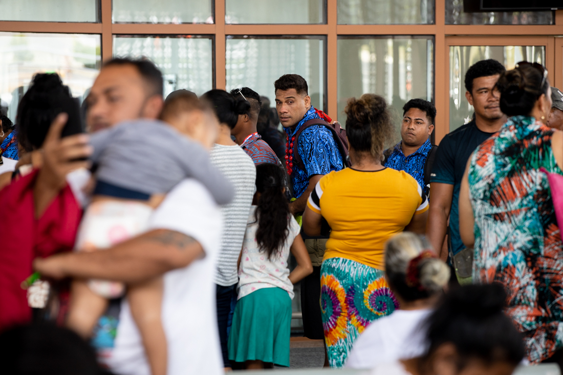 Public warned against airport gatherings