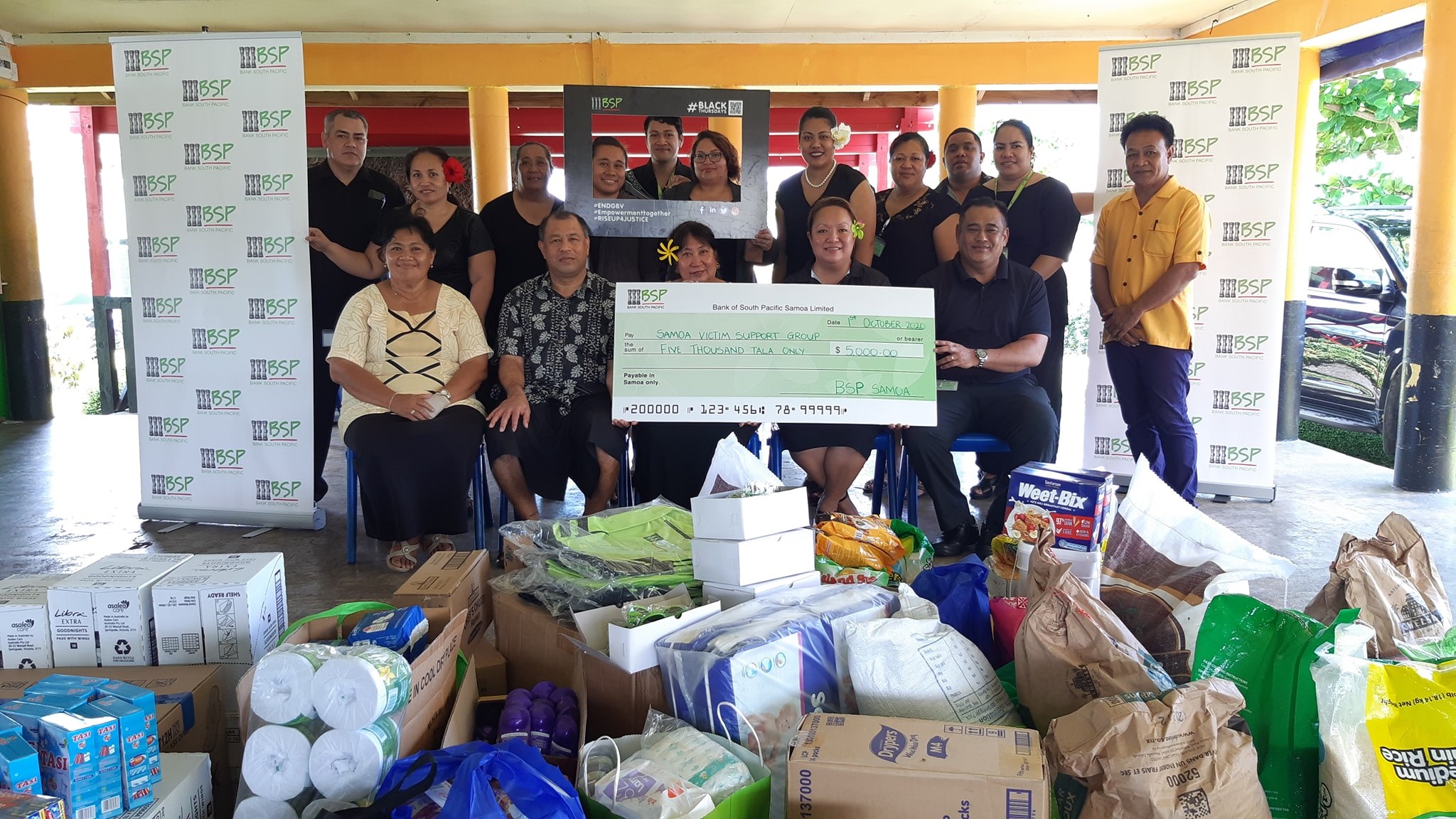 Bank South Pacific lends helping hand to Campus of Hope