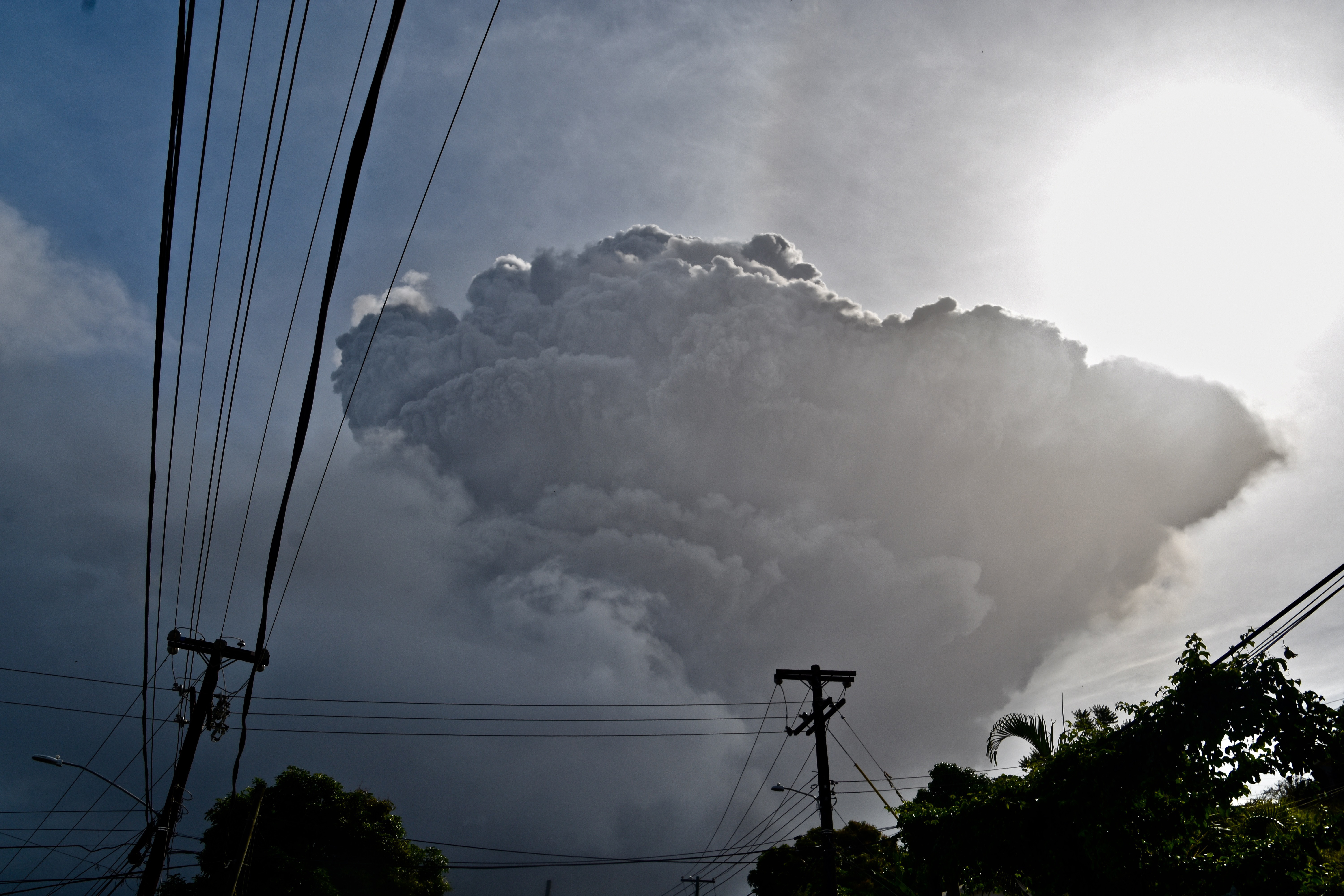 Explosive eruption rocks volcano on Caribbean's St. Vincent