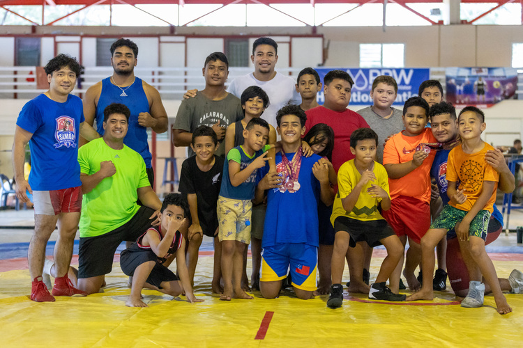 Olympic dreams for Samoa wrestlers 
