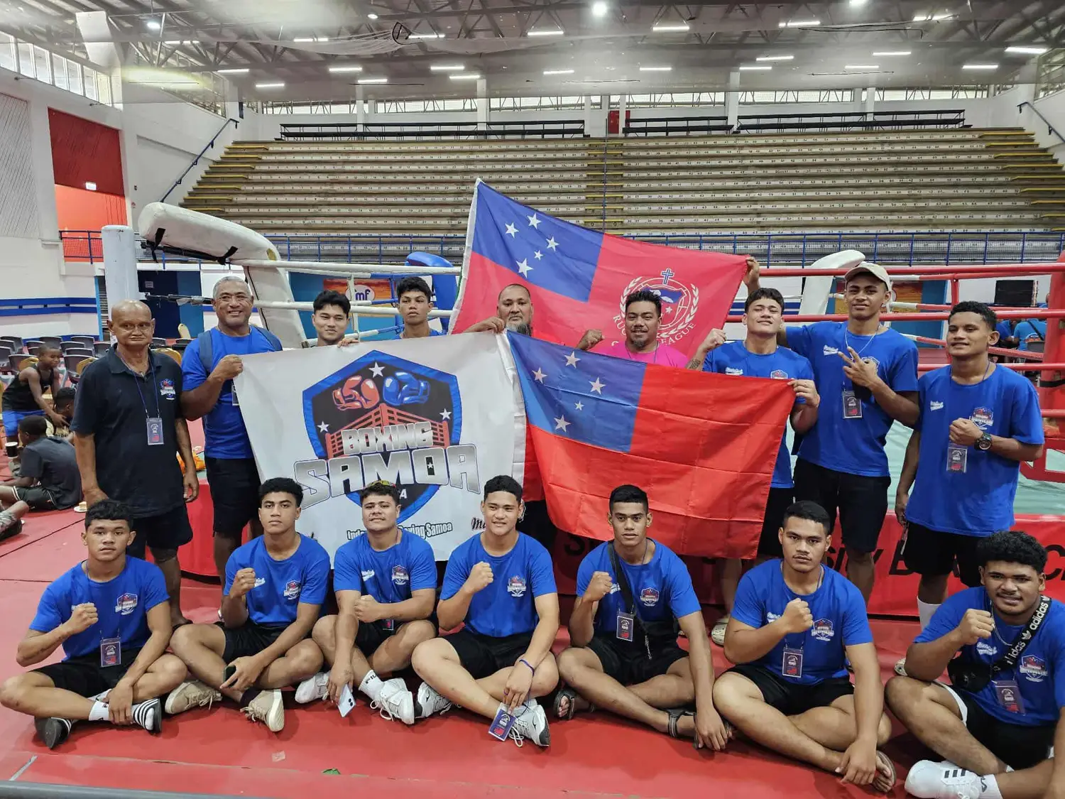 Samoa boxing team bag 18 medals