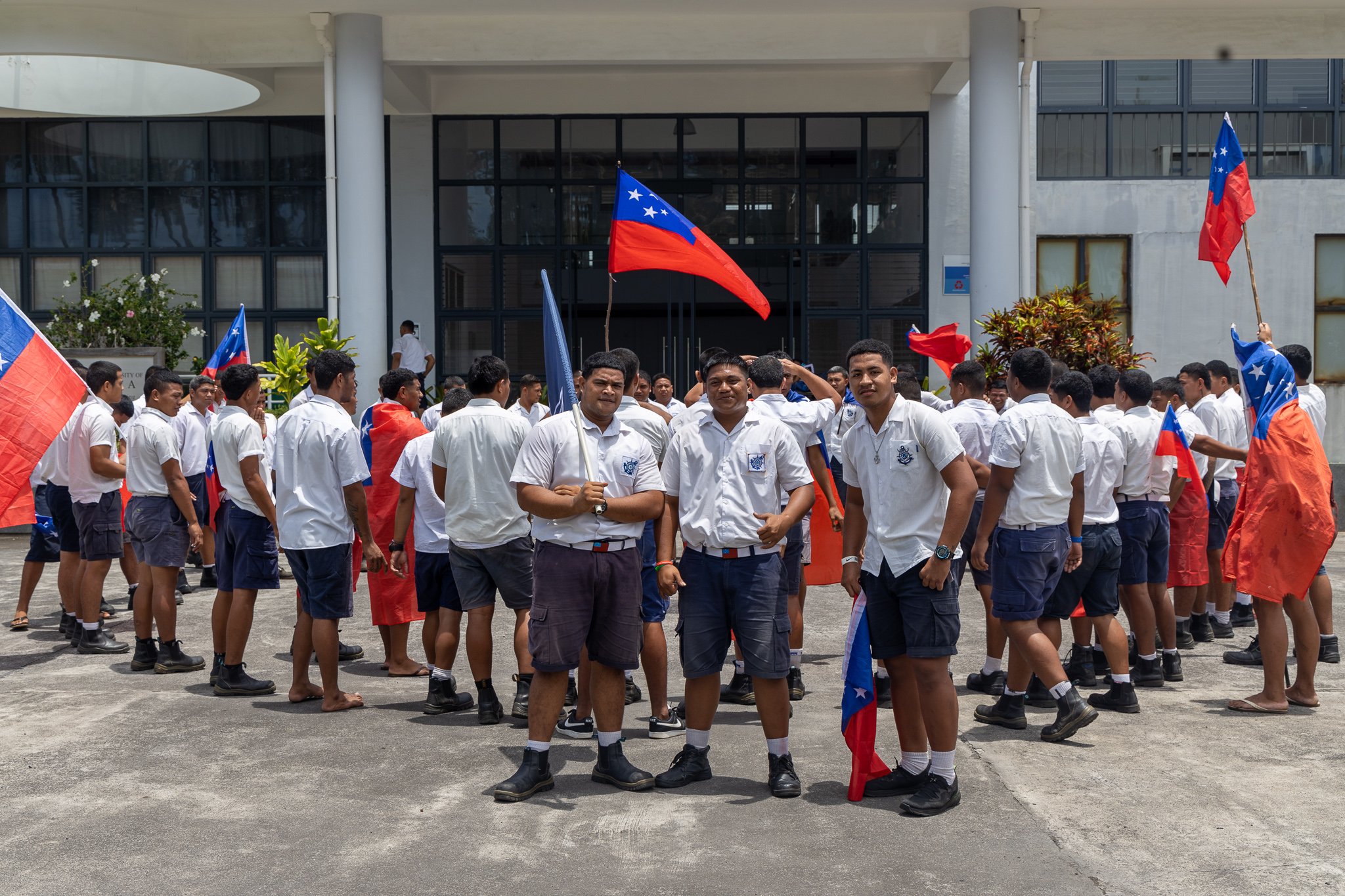 "Don't be afraid": students to Samoa teams