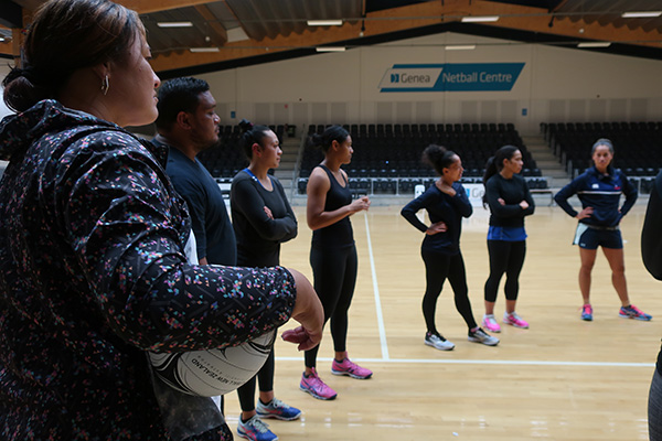 Netball World Cup squad train in Sydney
