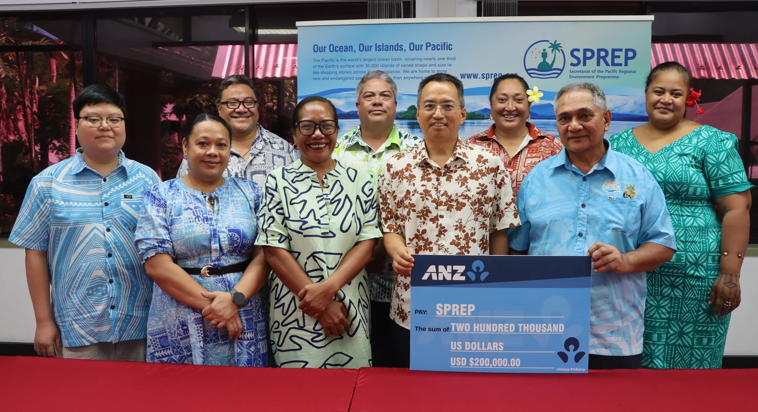 China gives US$200K to SPREP