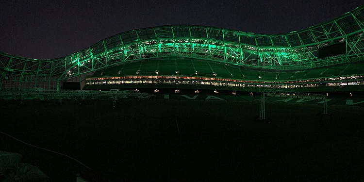 New Special Effects Lighting at Aviva Stadium Takes Entertainment Experience to the Next Level