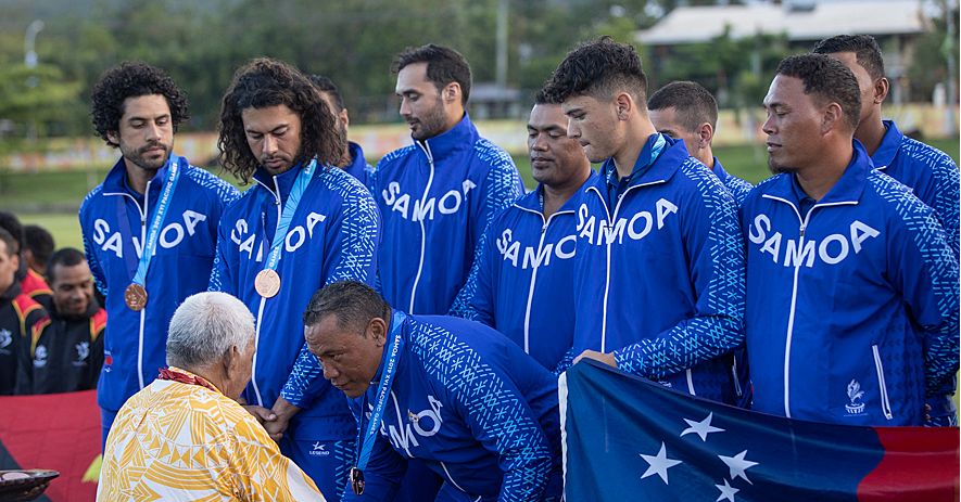 Samoa men's cricket revel in bronze success