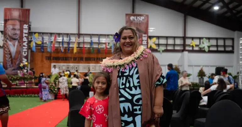 Pregnant teacher achieves goal