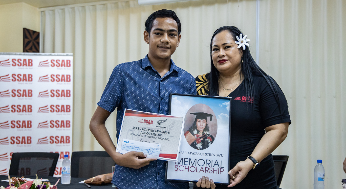 Savai'i boy inaugural recipient of Justina Su'a award