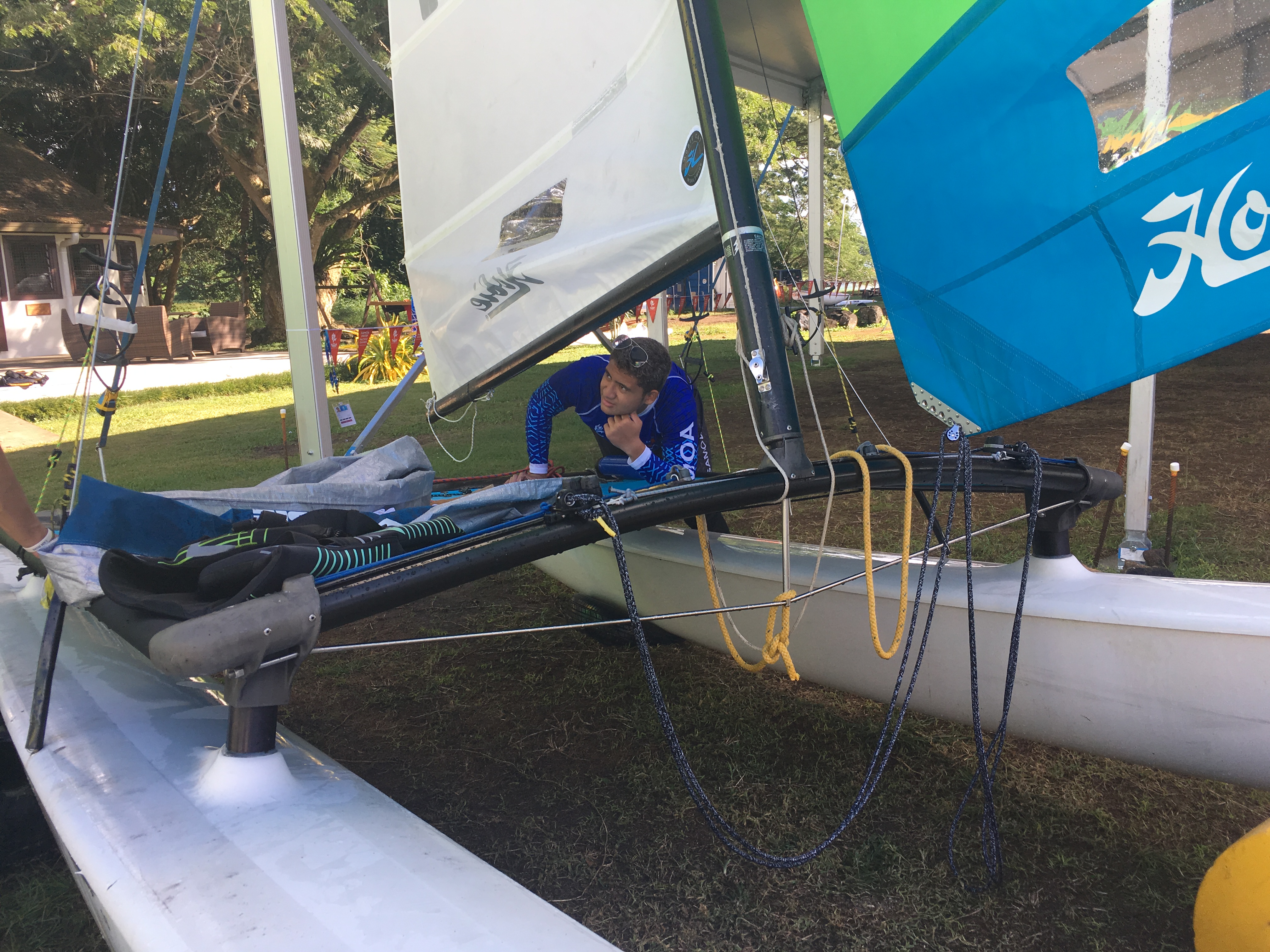 “Learning regatta” kicks off for Team Hobie Cat Samoa