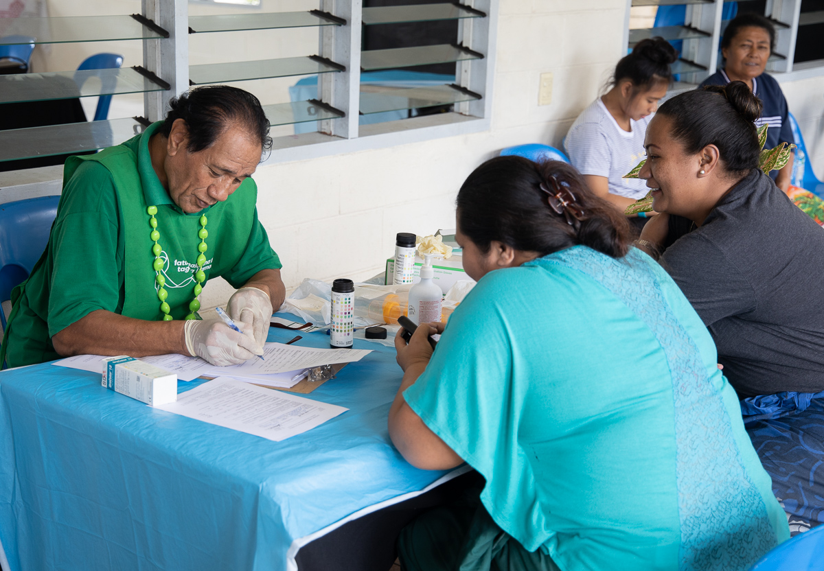 Residents of Vaiusu and Vaigaga receive free health checks