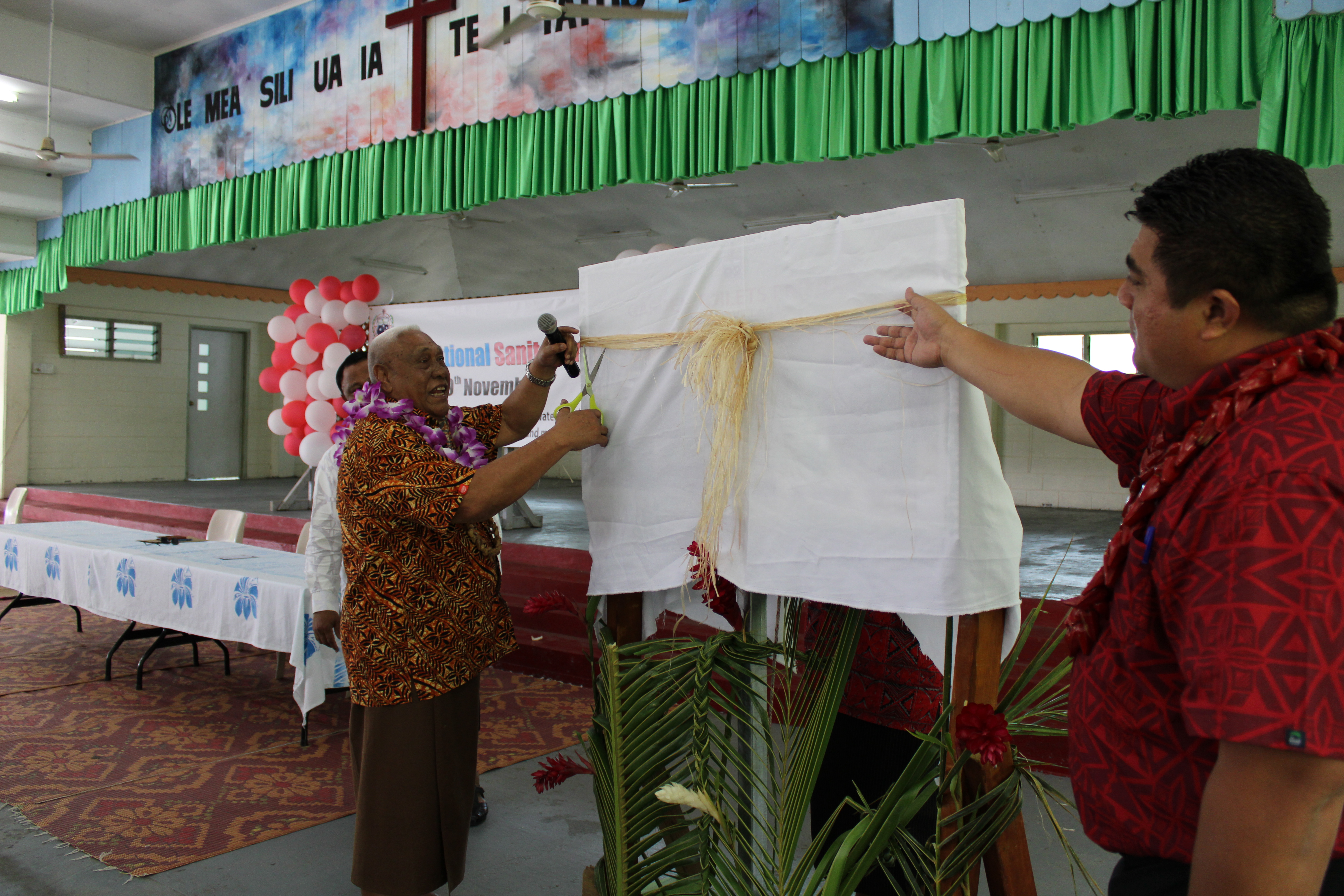 Most households have sanitation facilities