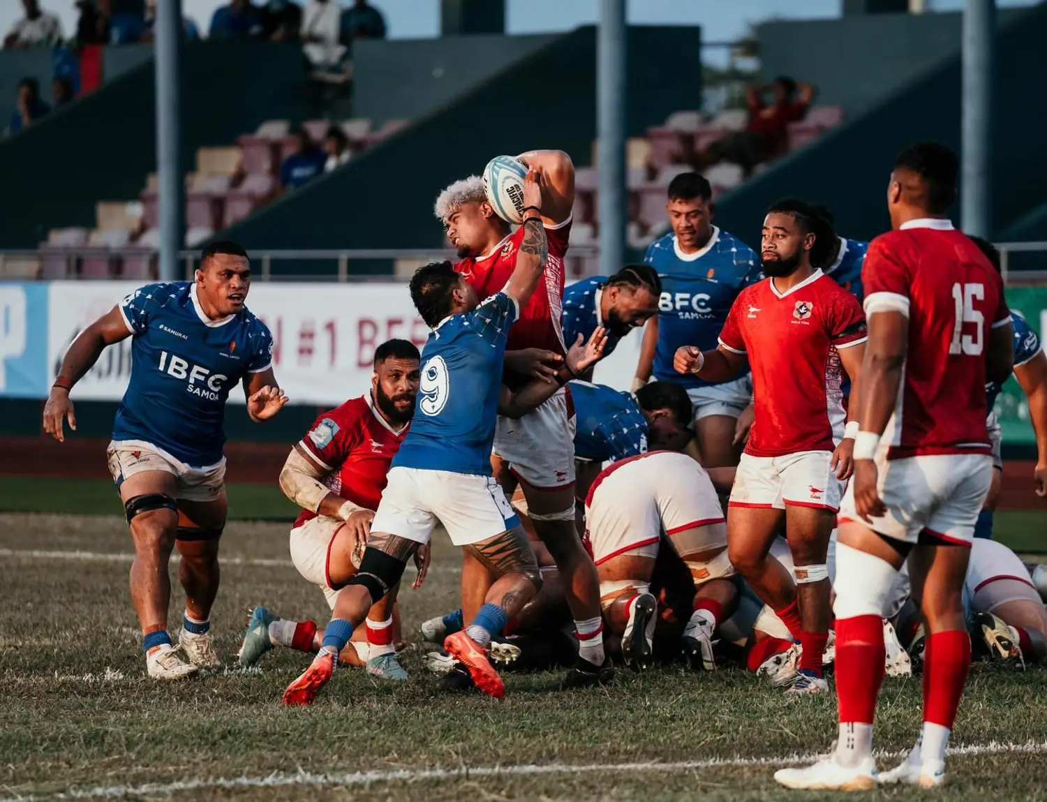Manu Samoa demolish Tonga 43-17