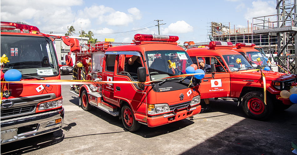 Five new firefighting trucks added to the F.E.S.A. fleet