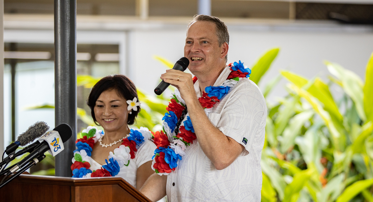 Samoa Observer | Samoa farewells U.S. Chargé d’Affaires, Tony and