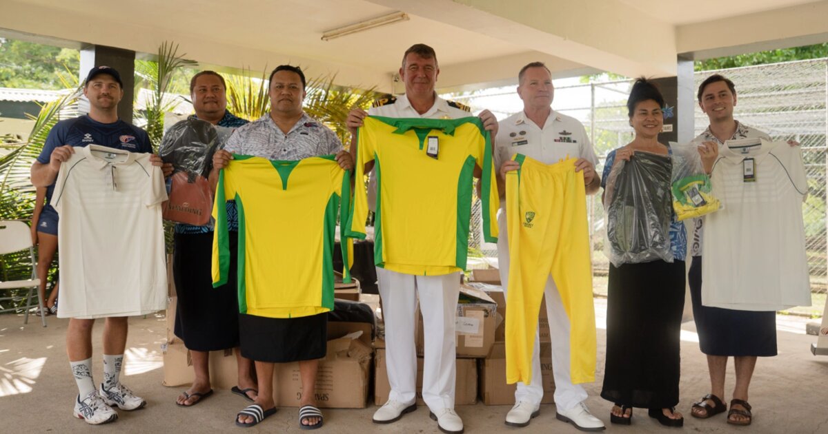 Australian Defence Force provides gear for cricket