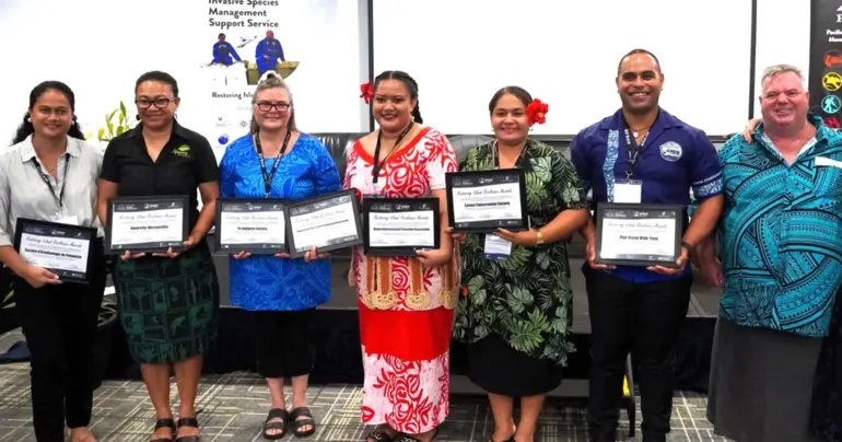 Samoa Conservation recognised for fight against invasive species