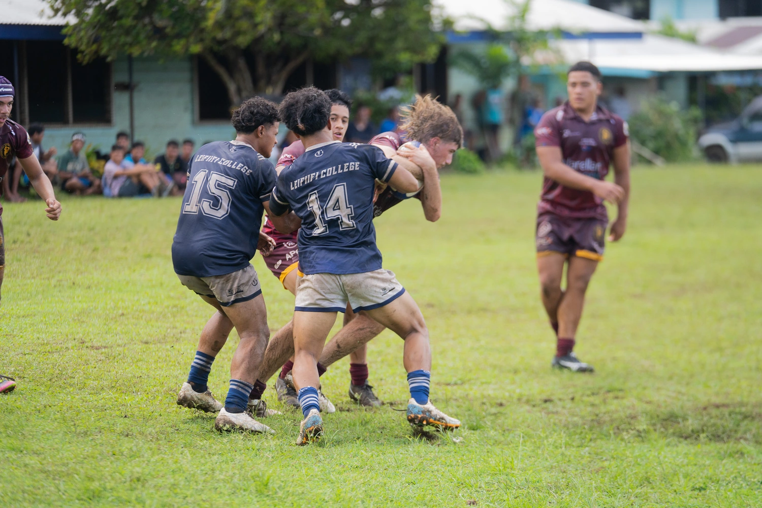 Leififi College hosts visiting Australian team